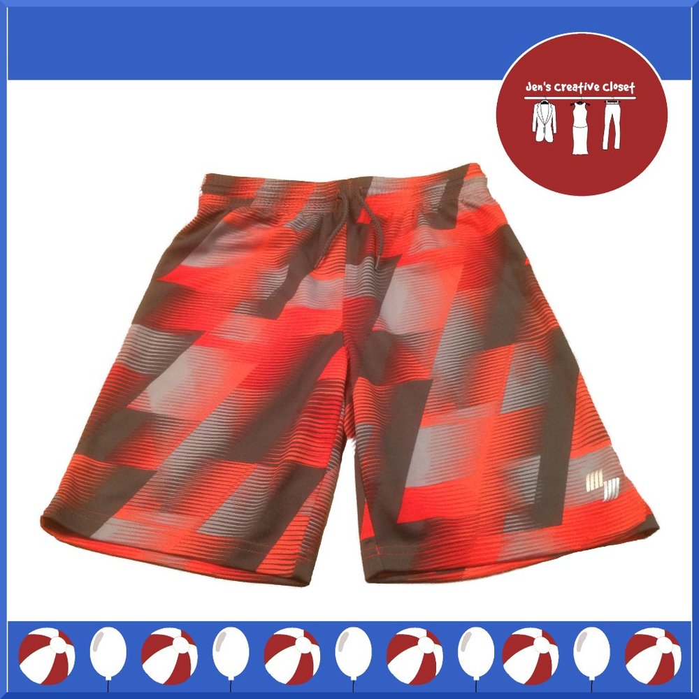 Boys Children's Place Orange and Gray Shorts